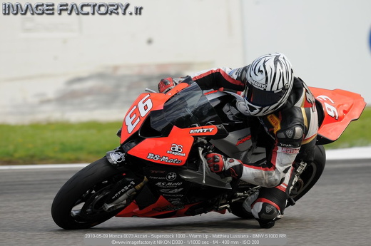 2010-05-09 Monza 0073 Ascari - Superstock 1000 - Warm Up - Matthieu Lussiana - BMW S1000 RR